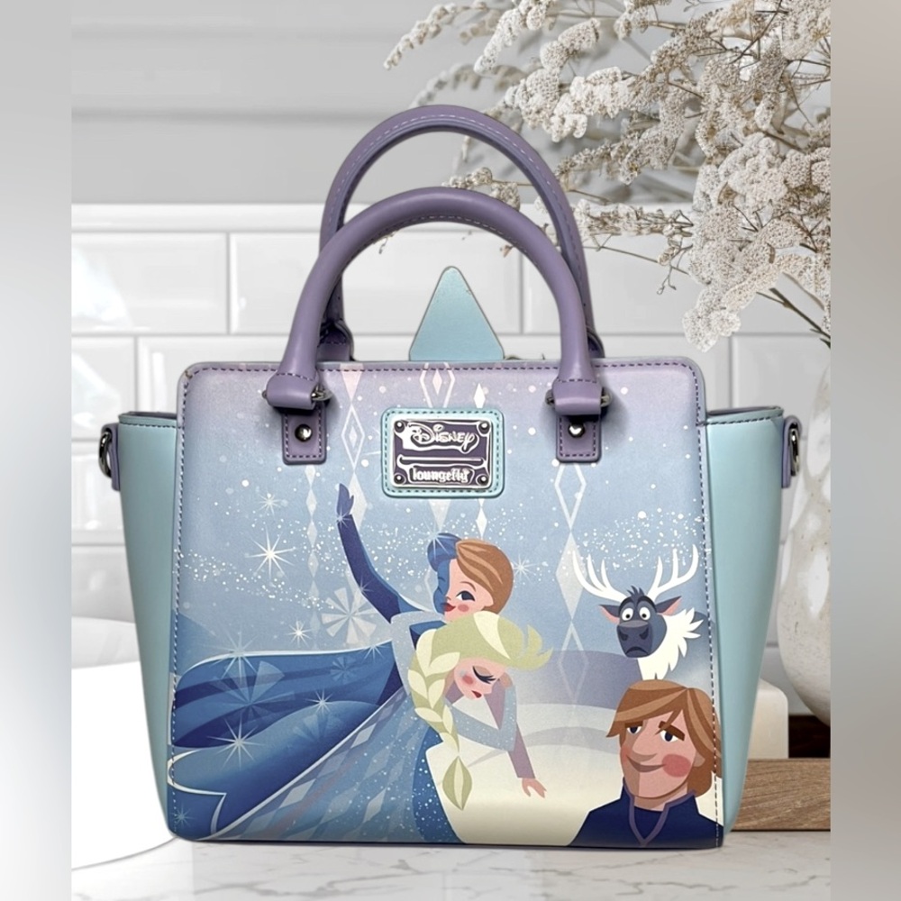 Loungefly Disney Frozen Princess Ice Cream Castle Satchel NWT